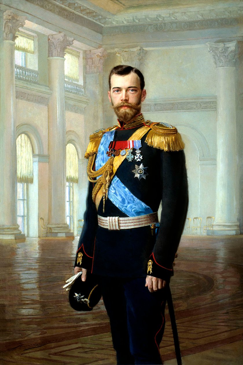 Portrét císaře Mikuláše II., 1900 od Ernst von Liphart
