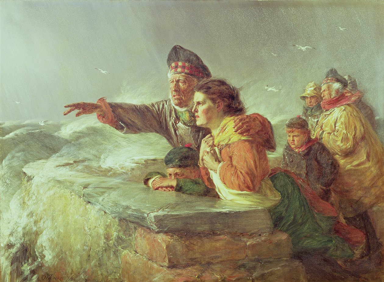 The Missing Boat, c.1876 od Erskine Nicol