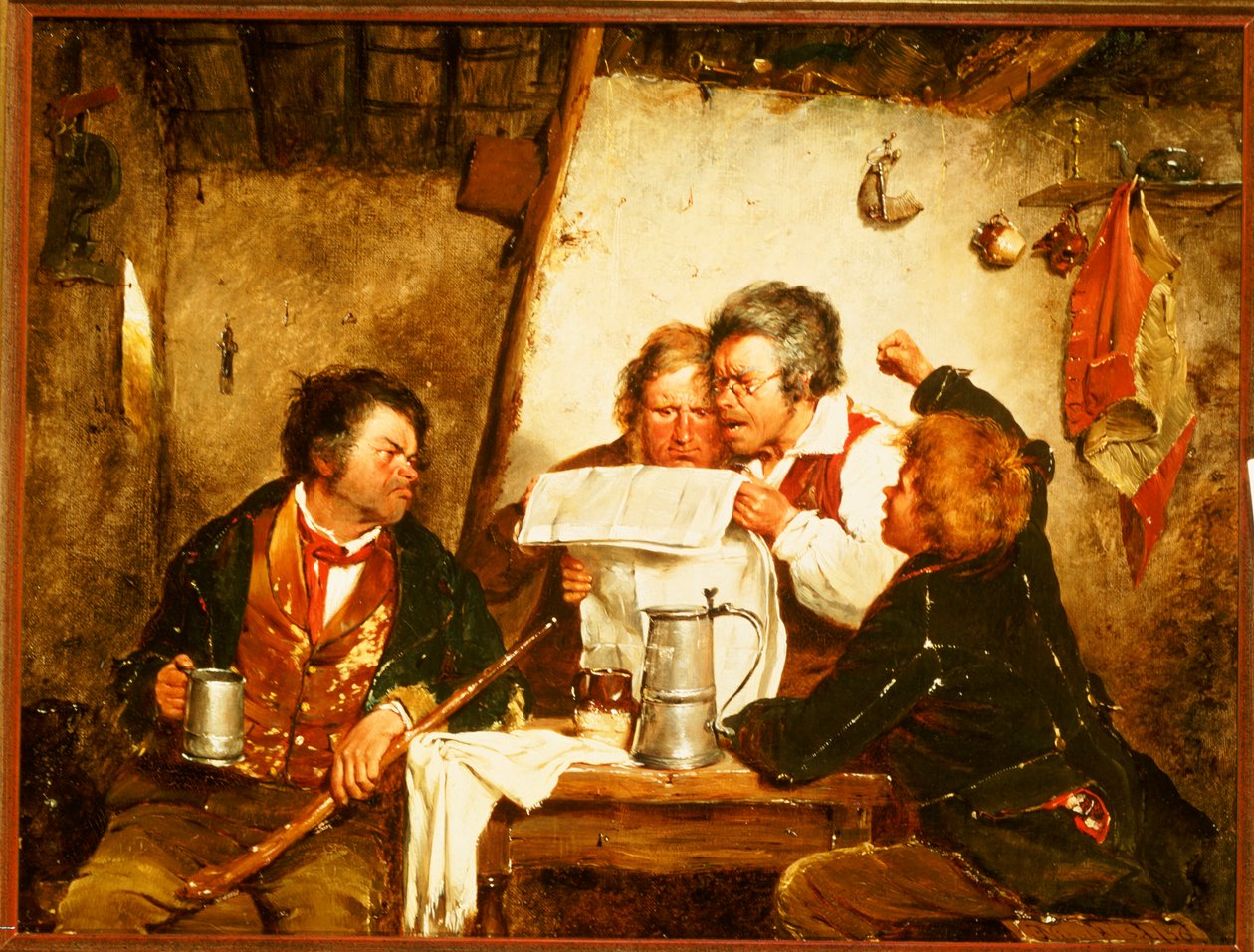The Ryans and Dwyers, Calumniated Men, 1856 od Erskine Nicol