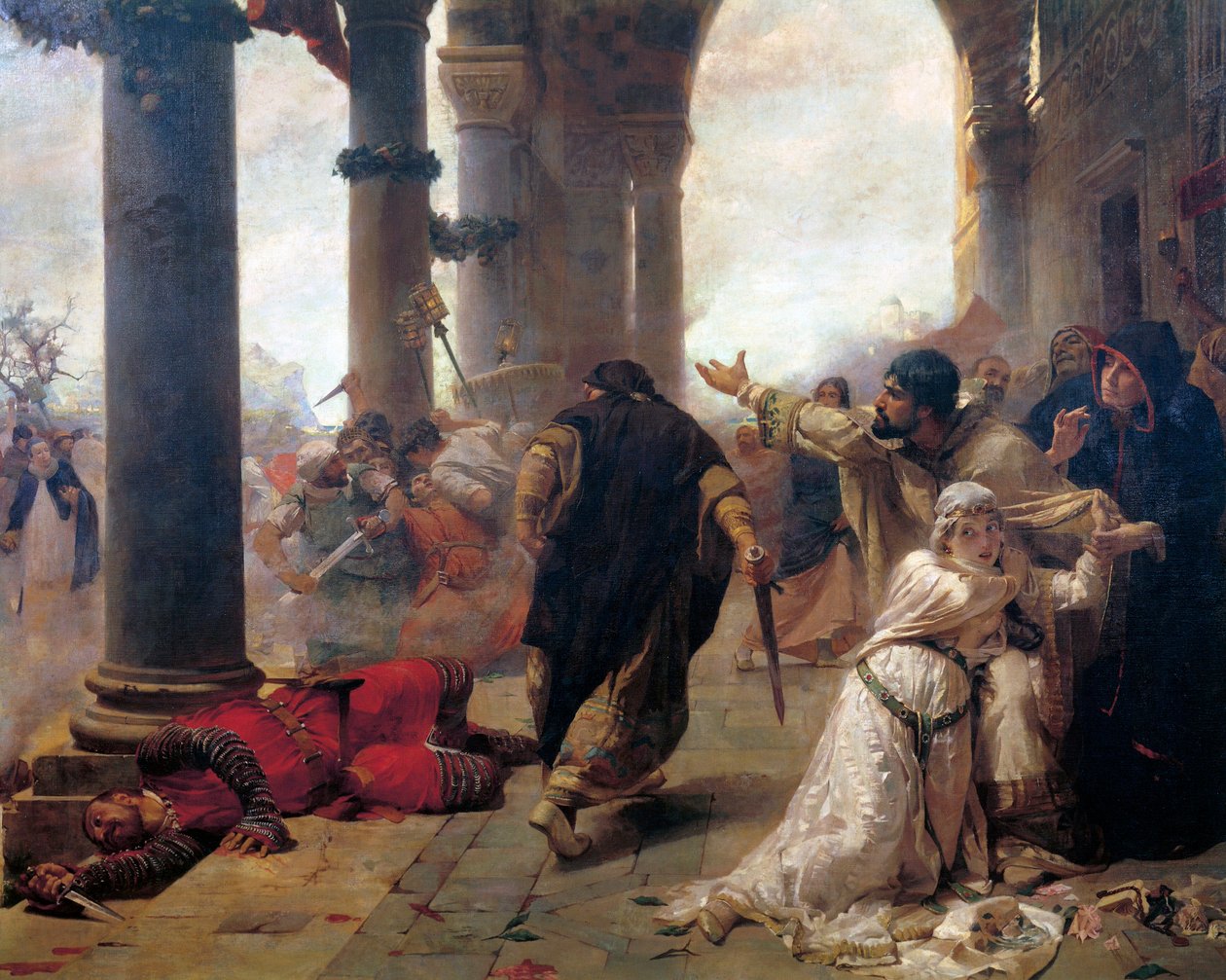 Sicilské nešpory, Erulo Eroli (1854-1916), Detail od Erulo Eroli