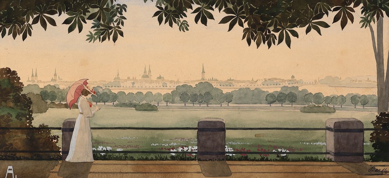 Místo na Marli, Lübeck od Erwin Barth