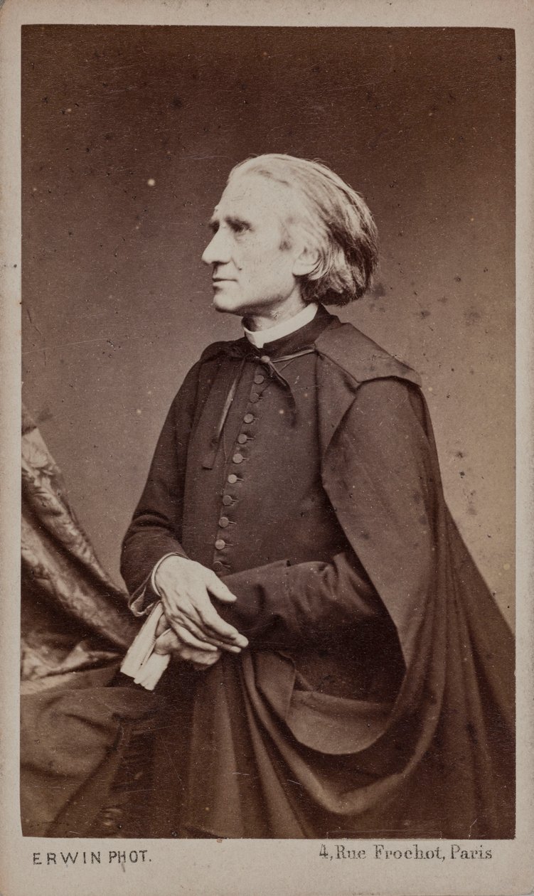Portrét skladatele Franze Liszta 1811-1886. od Erwin Hanfstaengl