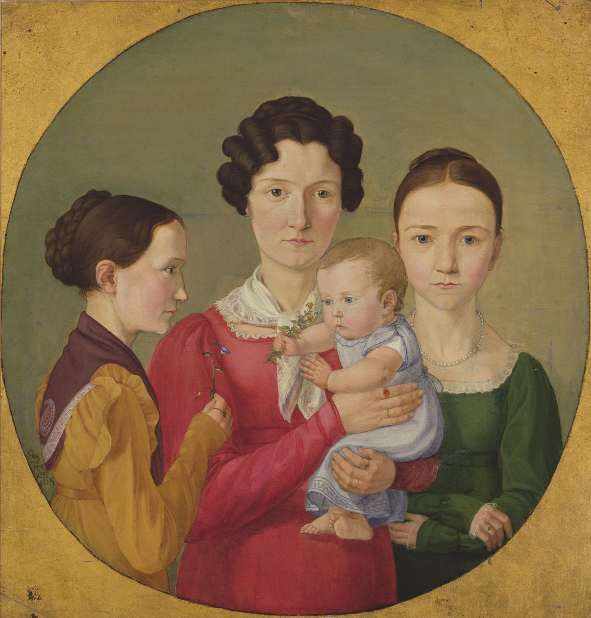 Sestry Malvine (1811-85), Hermine (1801-52), Adelheid (1824-82) a Ida Speckter (1809-94), 1825 od Erwin Speckter