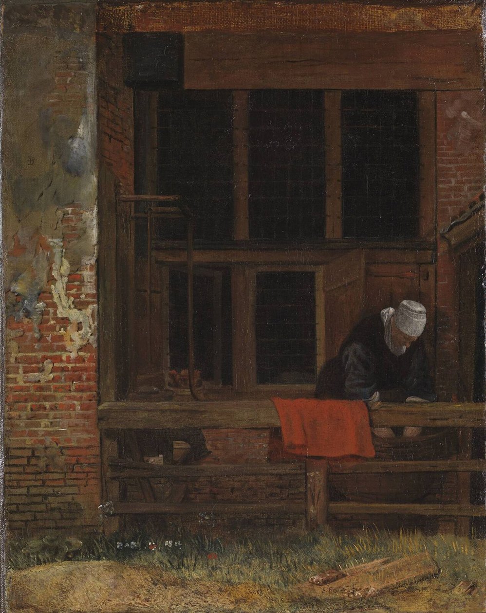 Nádvoří, c. 1660 od Esaias Boursse