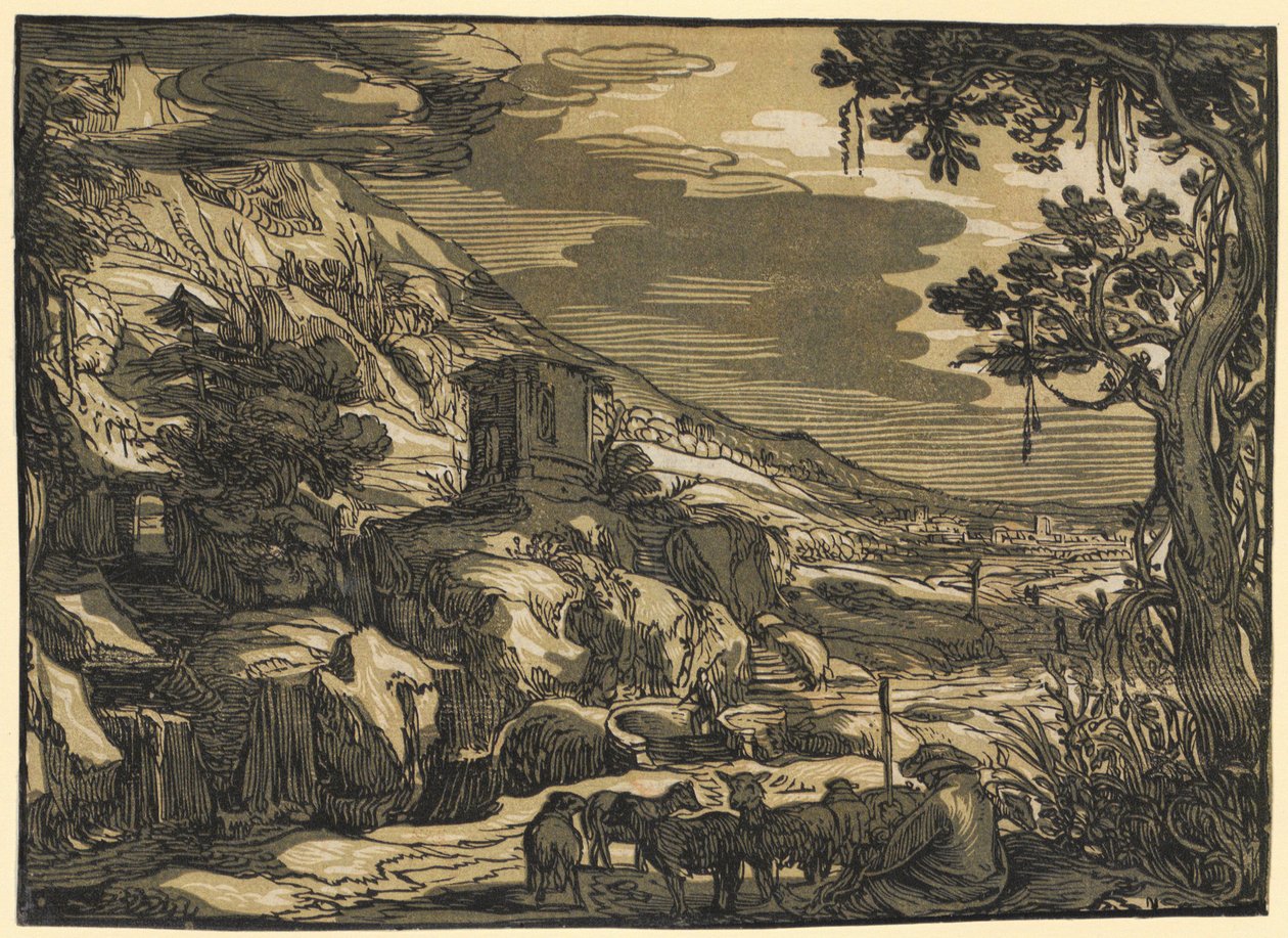Arkádská krajina od Esaias van de Velde