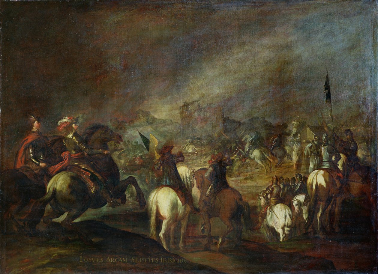 Jozue u hradeb Jericha od Esteban March