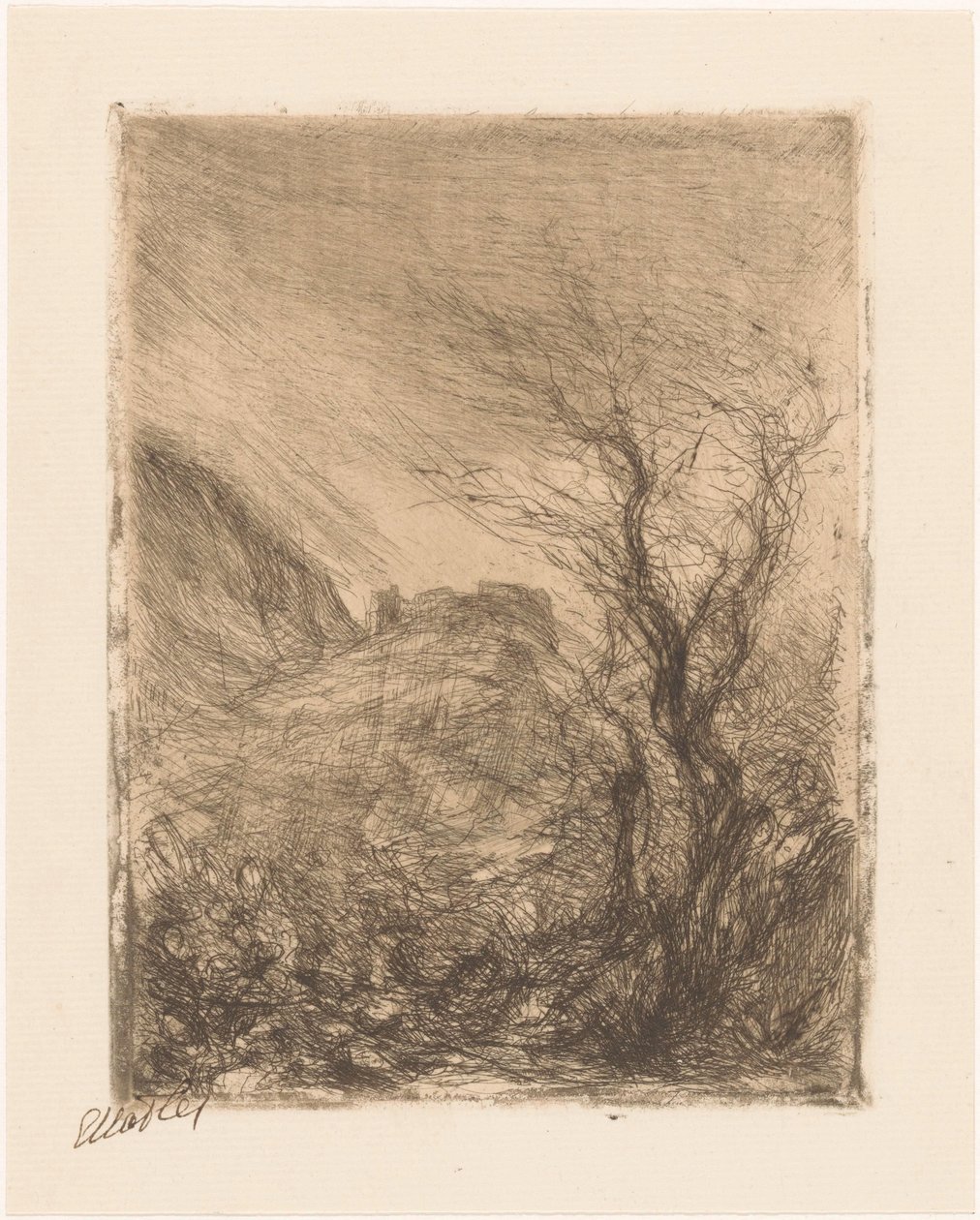 Capri (původní název na objektu) od Etha Fles (signed by artist)