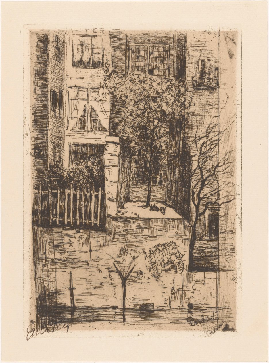 Dordrecht (původní název na objektu) od Etha Fles (signed by artist)