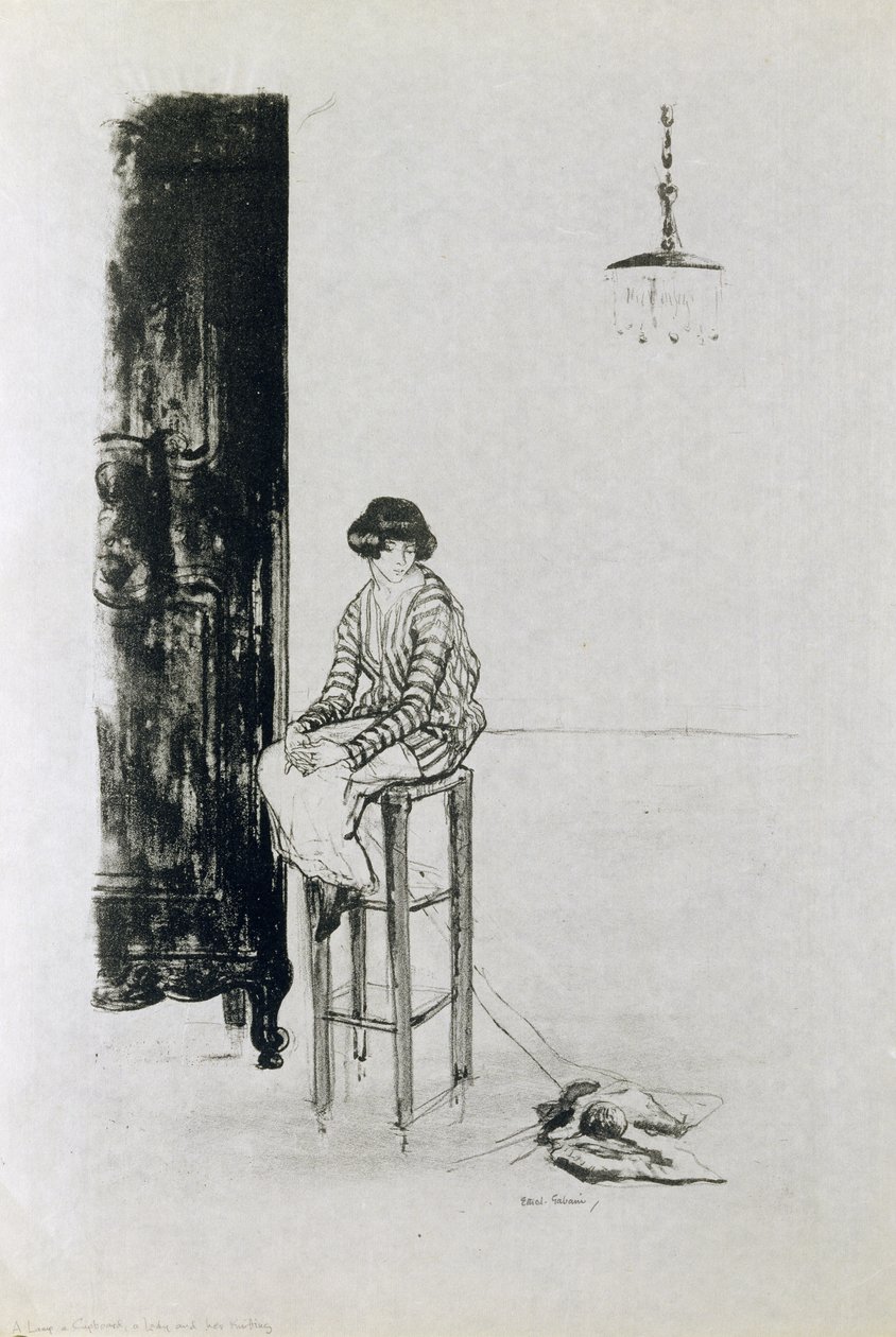 Dáma a její pletení od Ethel Gabain