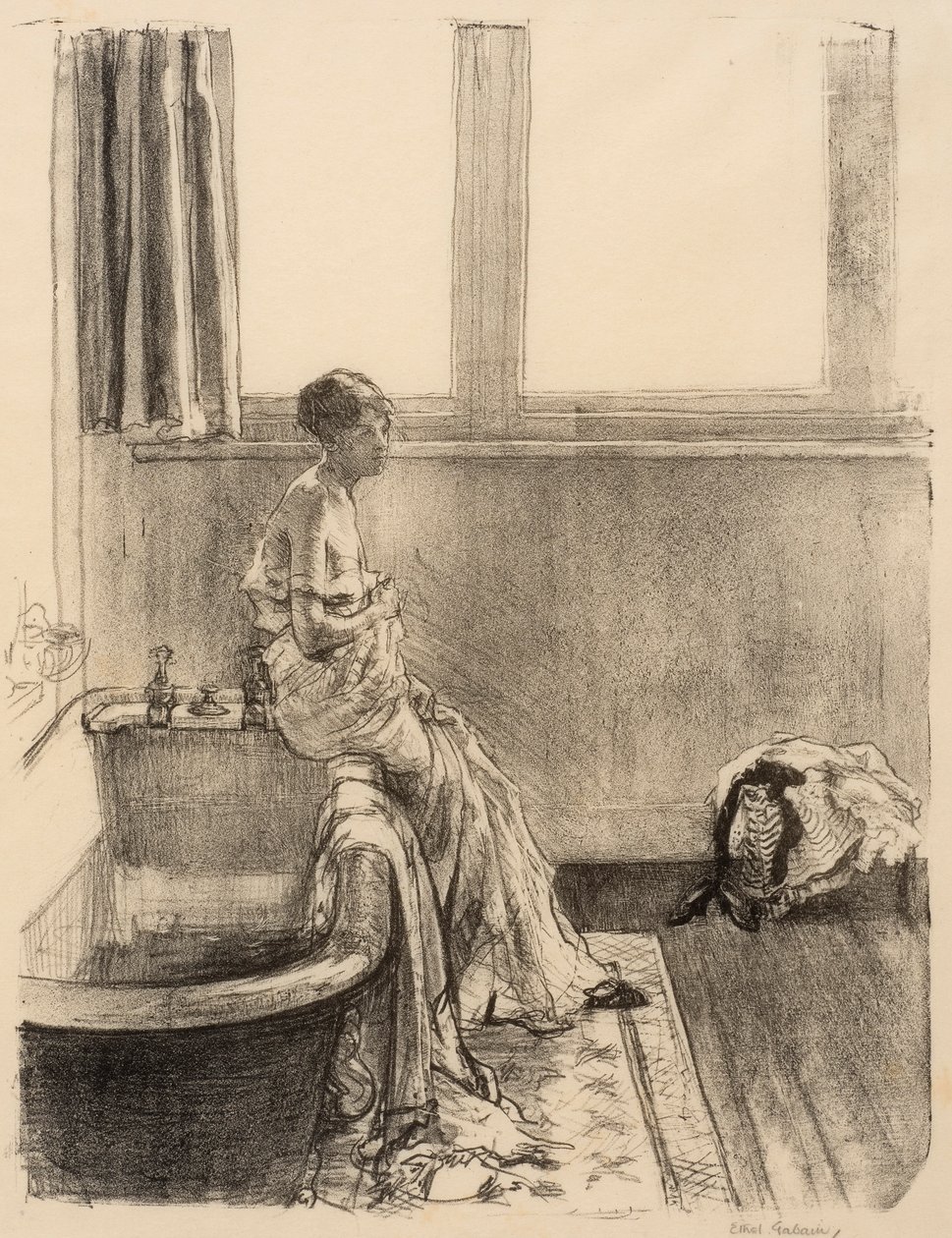 Hedvábný zábal od Ethel Gabain