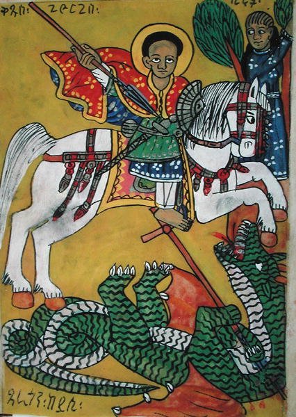 W.951 fol.78r Svatý Jiří a drak, z 