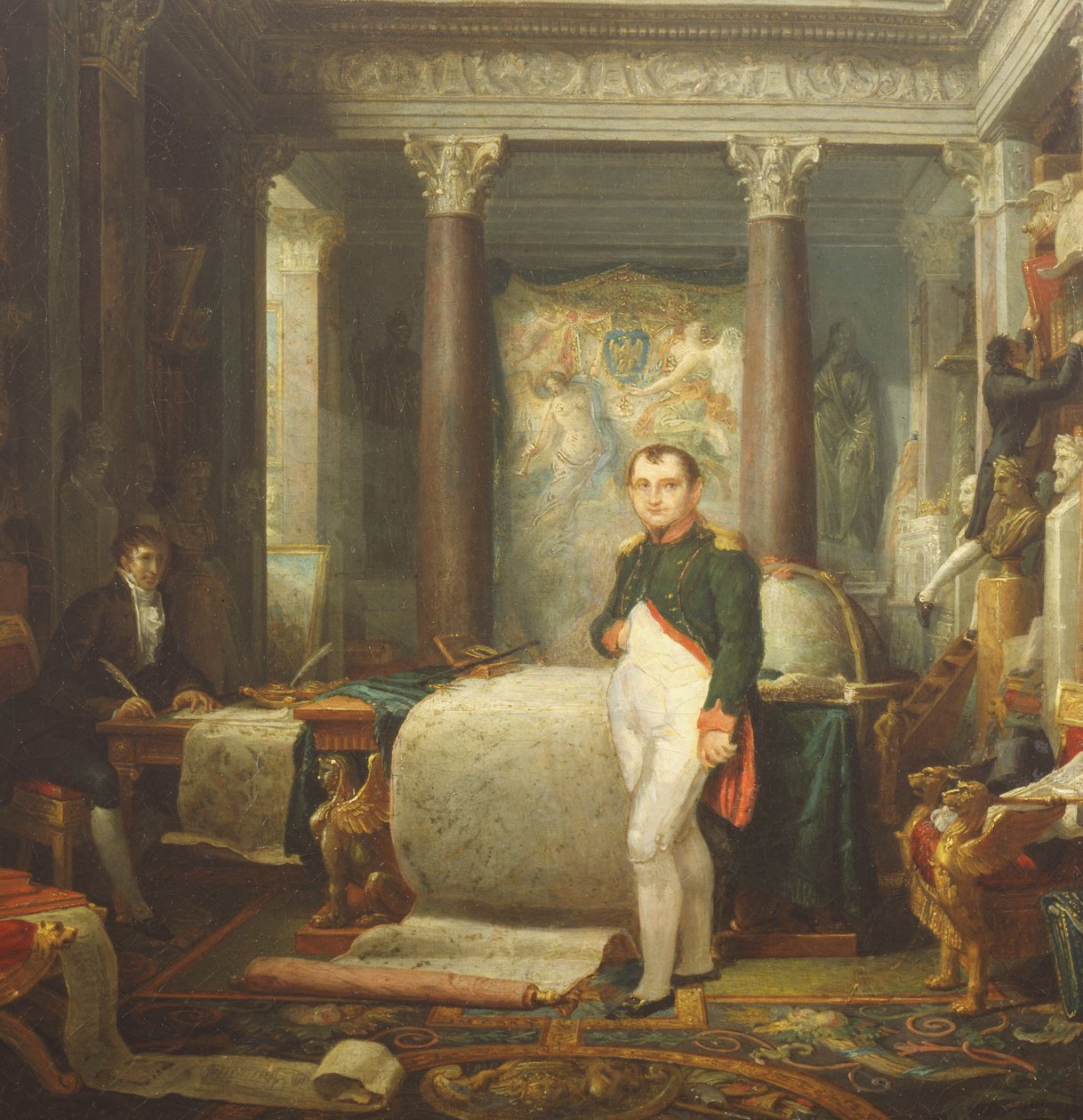 Napoleon ve své kanceláři od Etienne Barthelemy Garnier