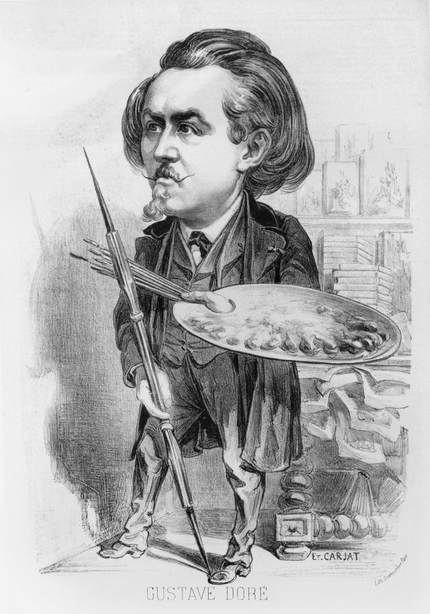 Gustave Dore (1832-83), karikatura z 