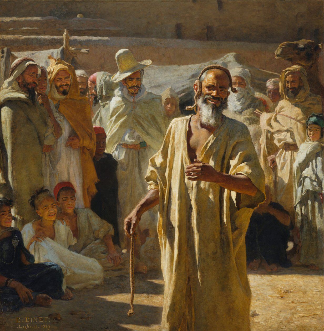 Zaklínač hadů od Alphonse Etienne Dinet