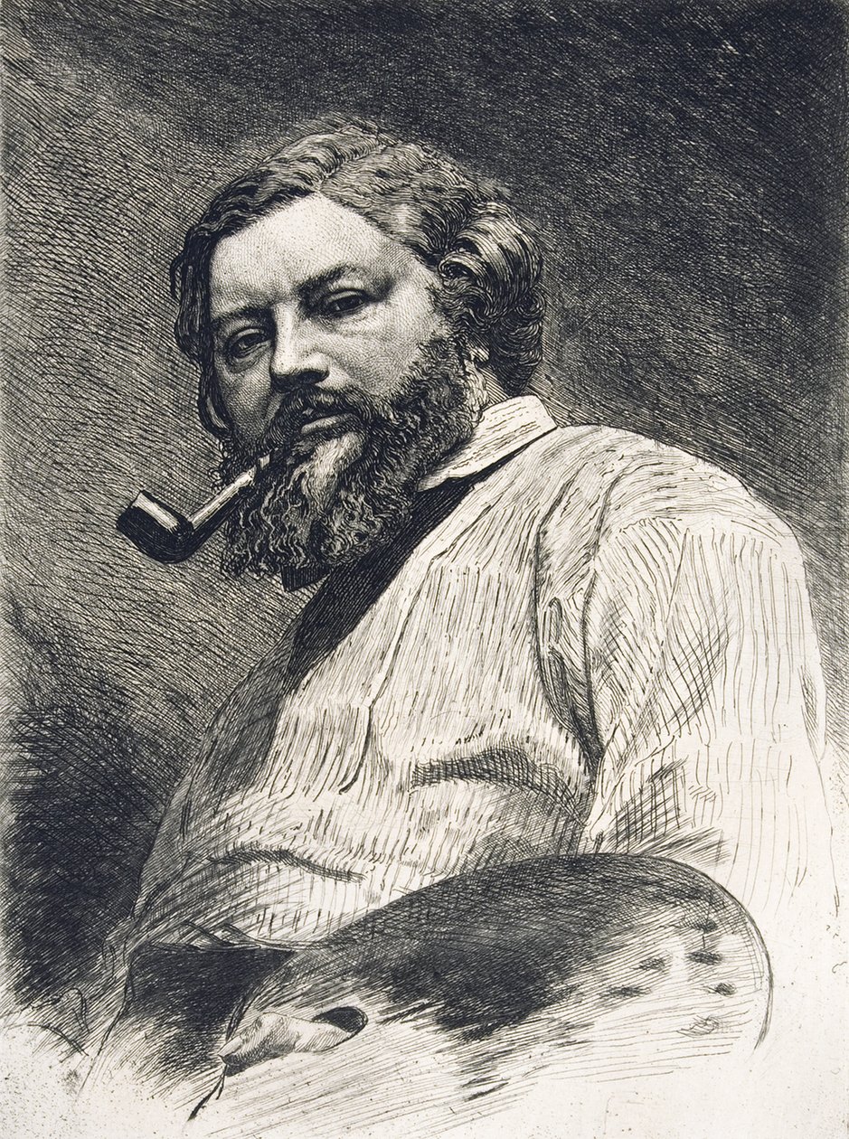 Gustave Courbet, 1882 od Etienne Gabriel Bocourt