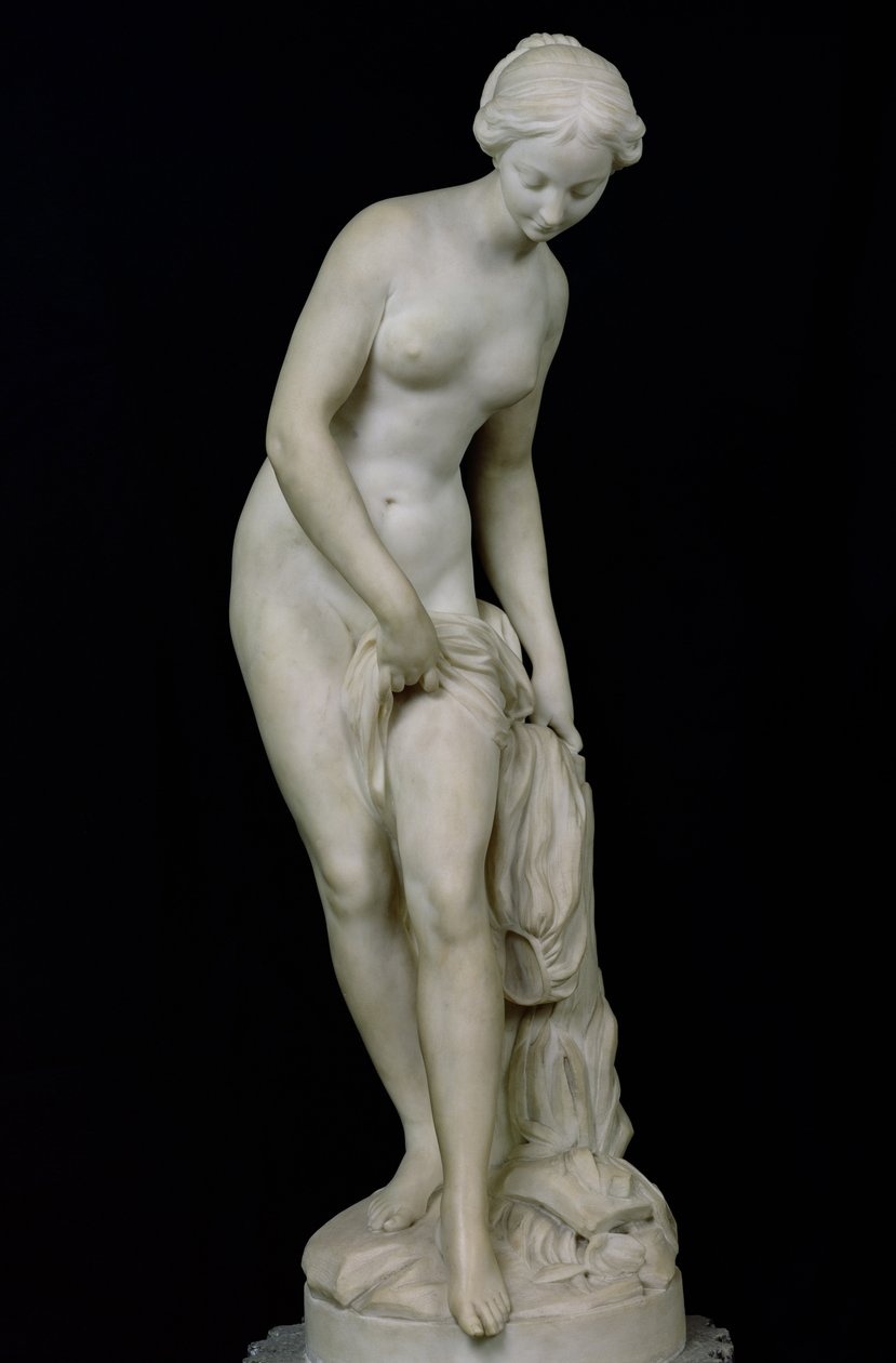 Koupání se ve vaně, 1757 (mramor) od Etienne Maurice Falconet