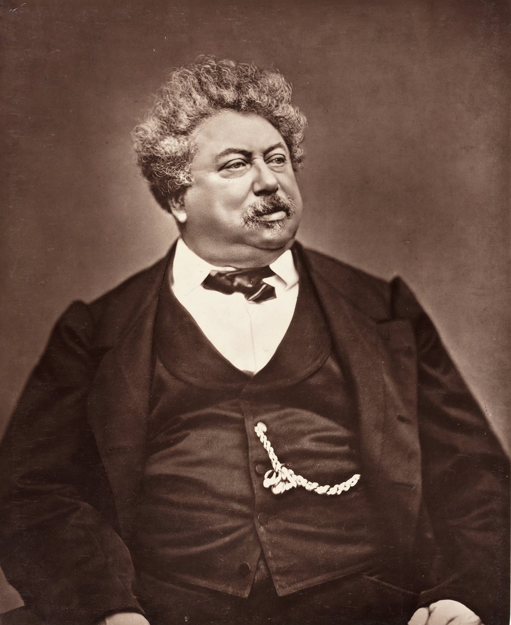 Alexandre Dumas francouzský prozaik a dramatik, 1802-1870, c. 1876. od Etienne Carjat