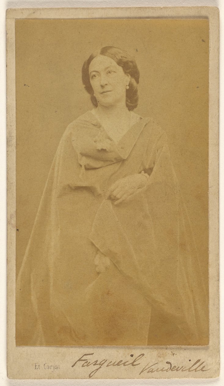 Anais Fargueil, Vaudeville od Etienne Carjat