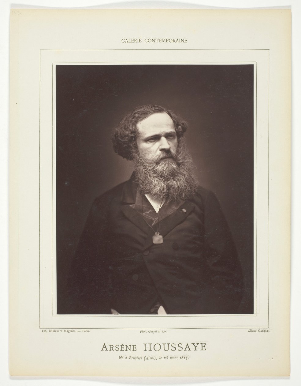 Arsène Houssaye od Etienne Carjat