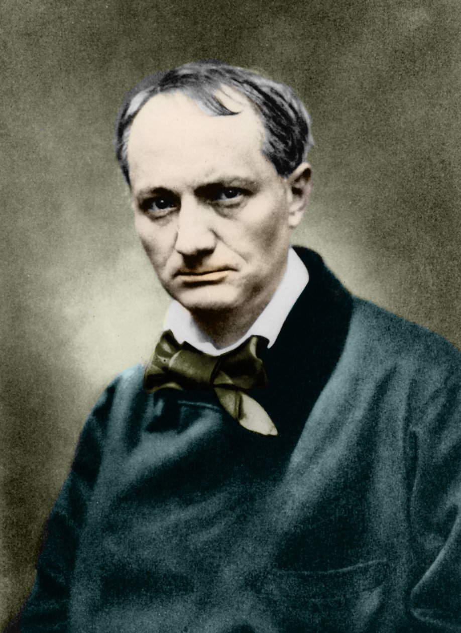 Charles Baudelaire (1821-1867), francouzský spisovatel, Photo de Carjat. od Etienne Carjat