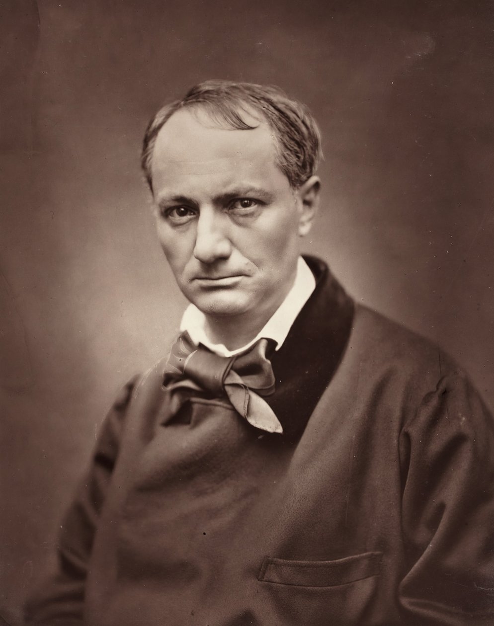 Charles Baudelaire francouzský básník, kritik a spisovatel, 1821-1867, c. 1863. od Etienne Carjat