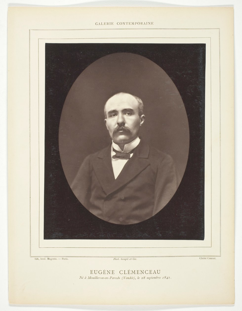 Eugène Clémenceau od Etienne Carjat