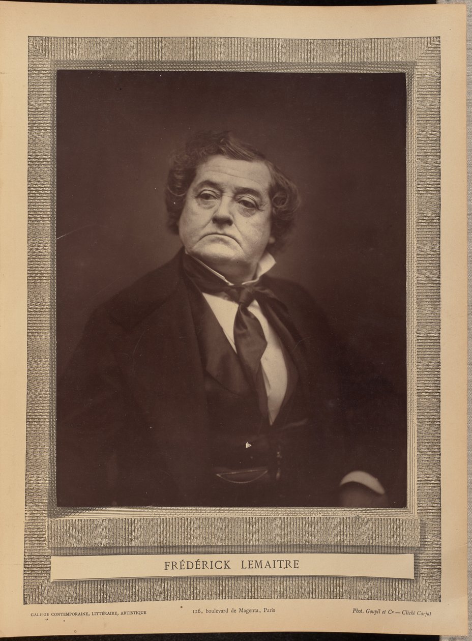 Frédérick Lemaitre od Etienne Carjat