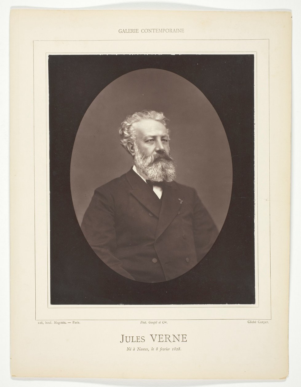 Jules Verne od Etienne Carjat