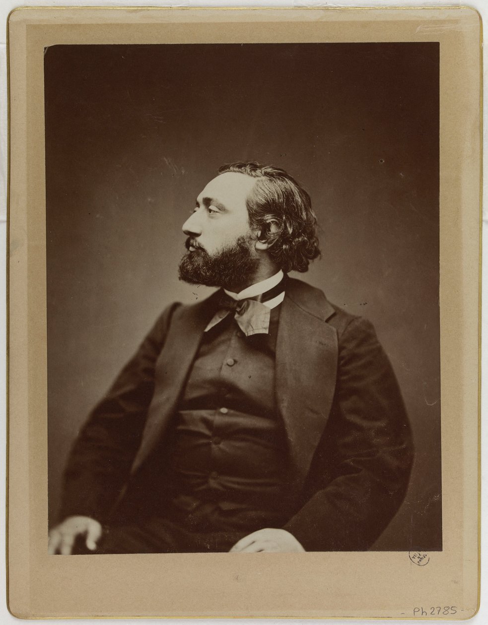 Léon Gambetta (1838-1882), advokát a politik od Etienne Carjat