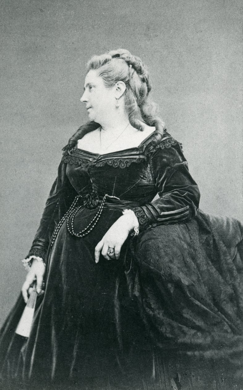 Marie Daubrun (černobílá fotografie) od Etienne Carjat