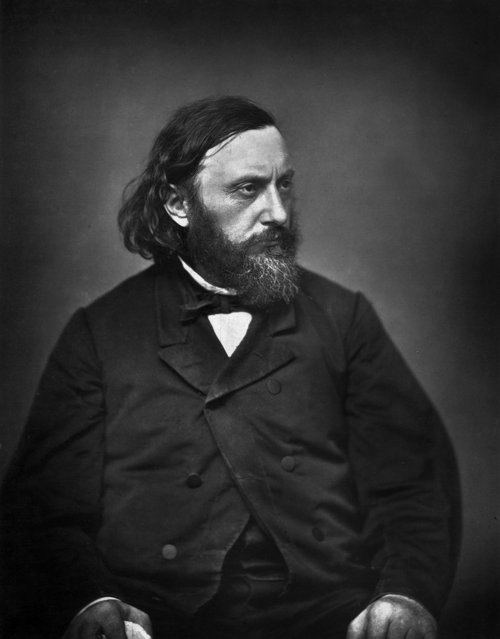 Pierre Dupont (1821-1870) francouzský básník, foto Carjat od Etienne Carjat