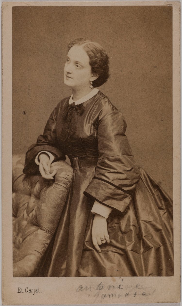 Portrét Antonine (Marie Pélissé, zvané), 1836-1900, herečky od Etienne Carjat
