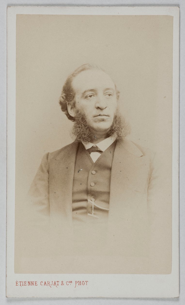 Portrét Julese Ferryho (1832-1893), politika, advokáta, zplnomocněného ministra od Etienne Carjat