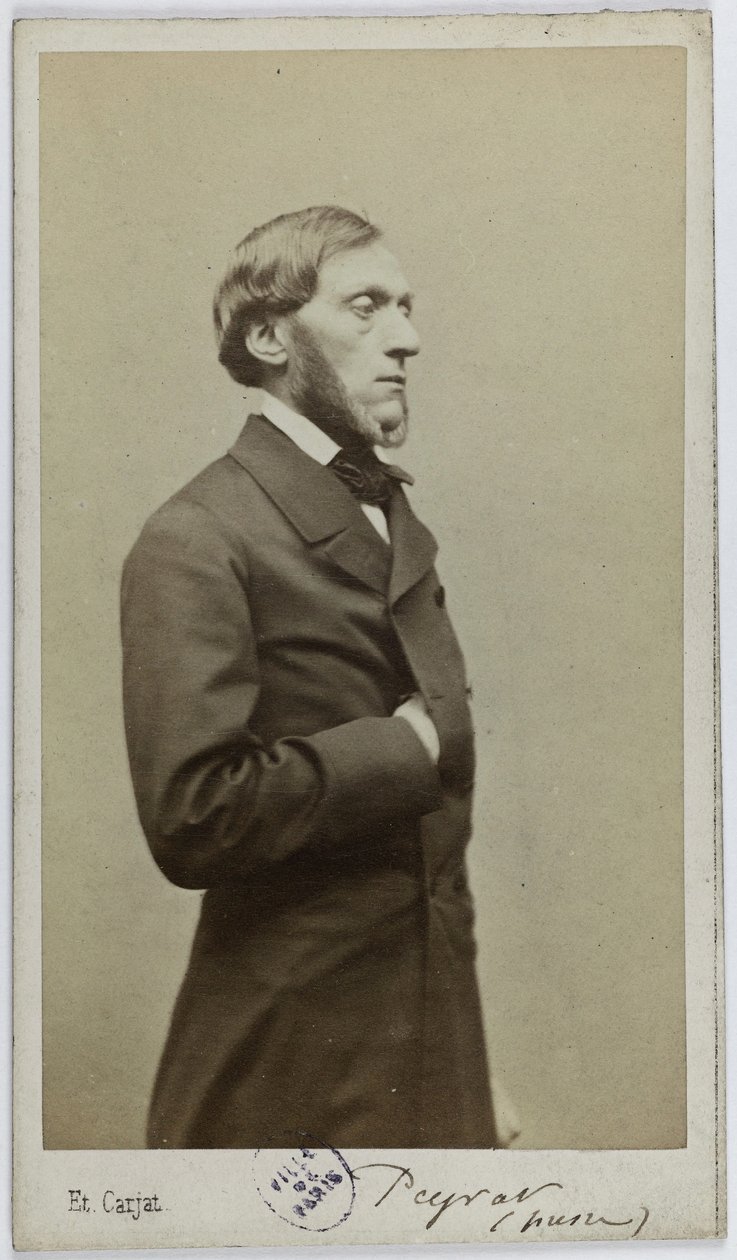 Portrét Peyrata Alphonse, (1812 - 1890), (publicista, politik) od Etienne Carjat