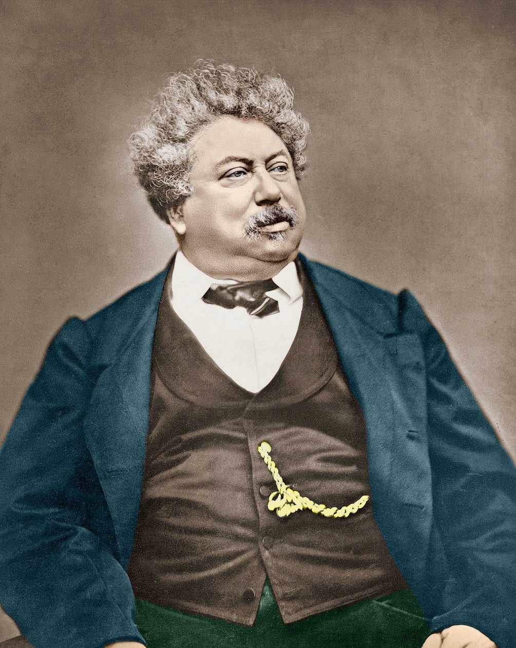 Portrét Alexandra Dumase Père od Carjat. od Etienne Carjat