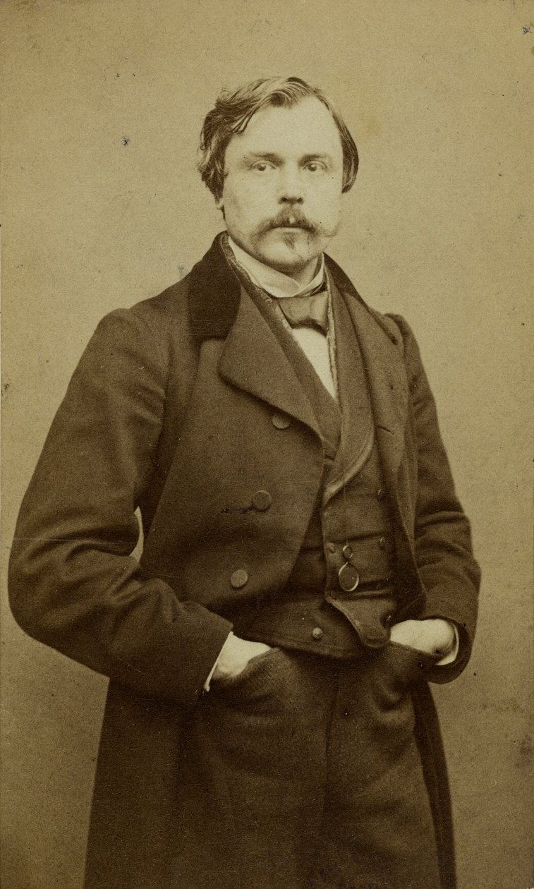 Portrét Edmonda Huota de Goncourt 1822-1896. od Etienne Carjat