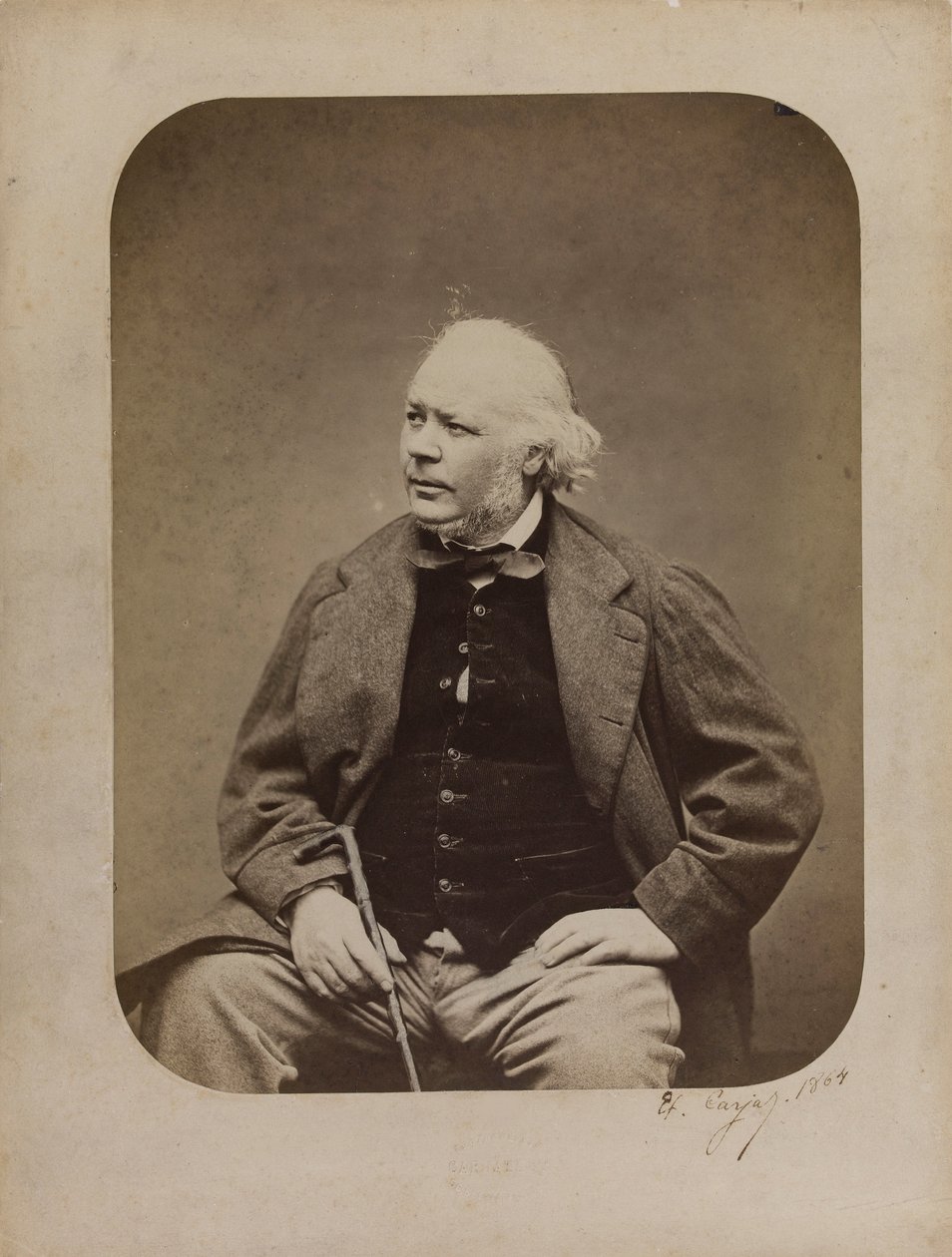 Portrét Honoré Daumiera 1808-1879, 1864. od Etienne Carjat