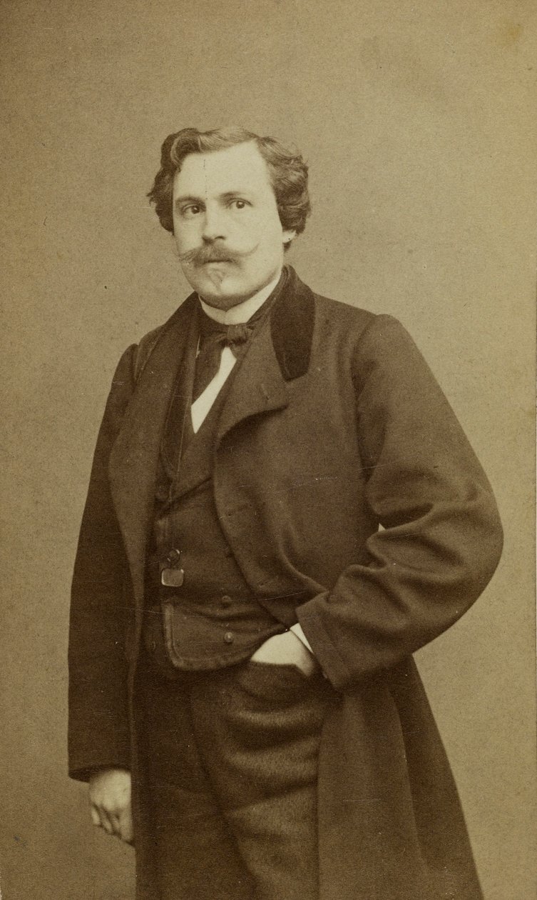 Portrét Julese Huota de Goncourt 1830-1870. od Etienne Carjat