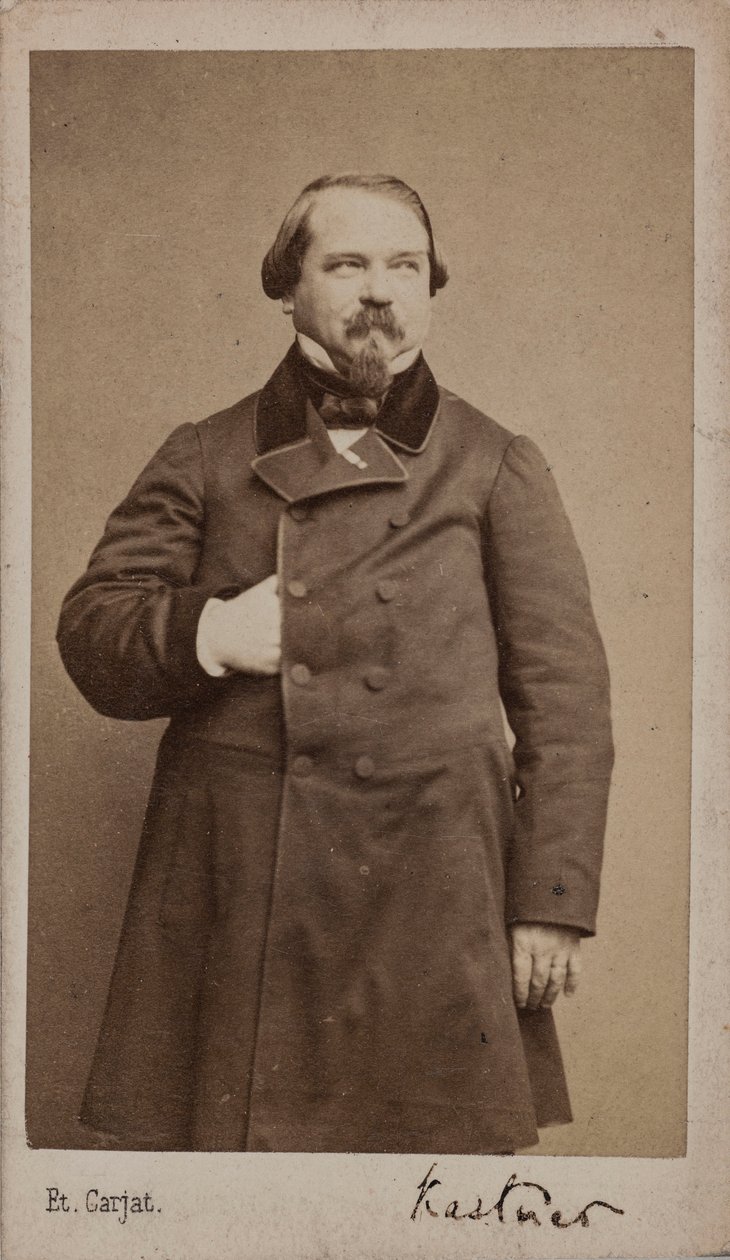 Portrét skladatele Jean-Georges Kastner 1810-1867, 1867. od Etienne Carjat