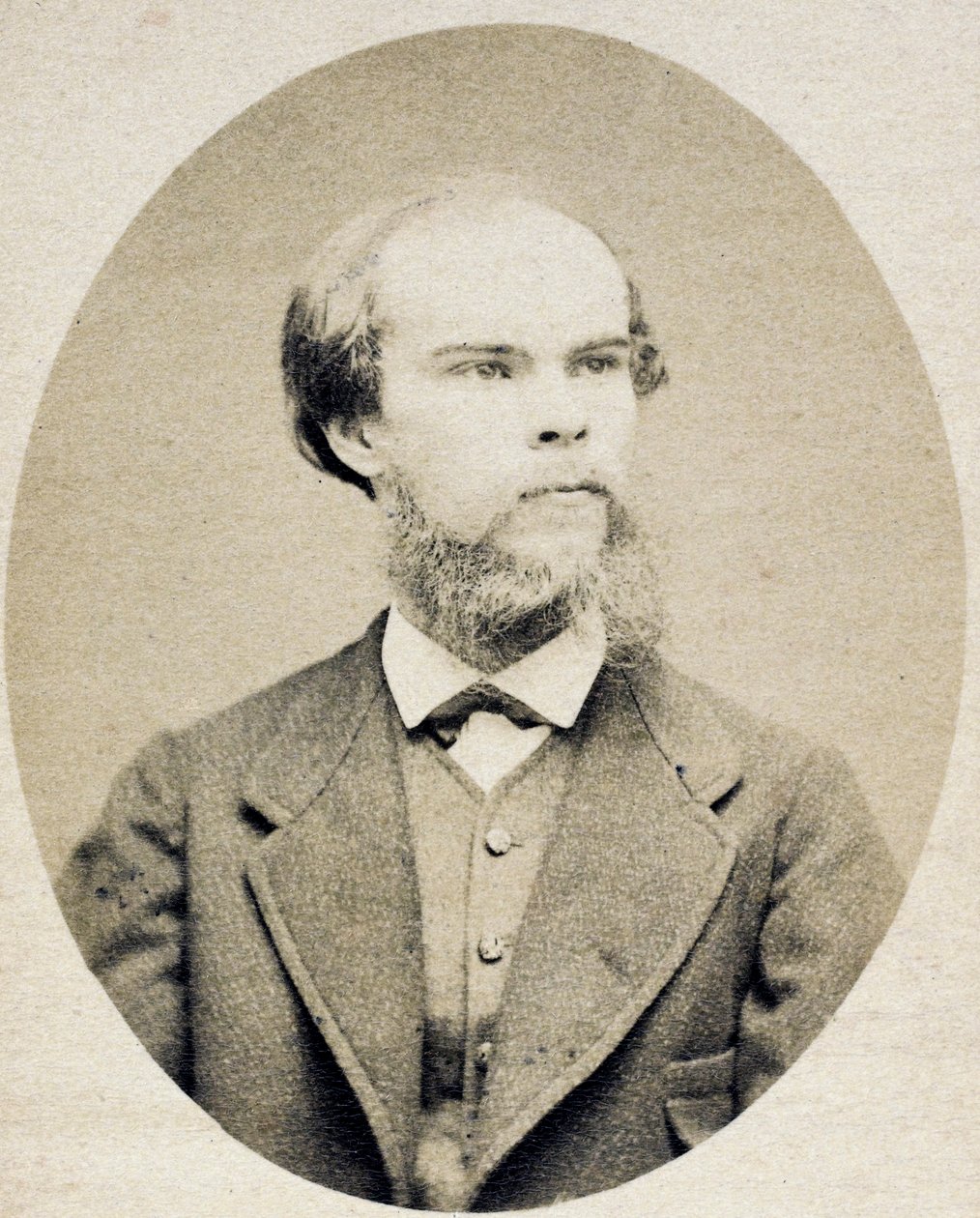 Portrét básníka Paula Verlaina (1844-1896) od Carjat, Etienne (1828-1906), c. 1870 - Fotorytina, 7x5 - Soukromá sbírka od Etienne Carjat