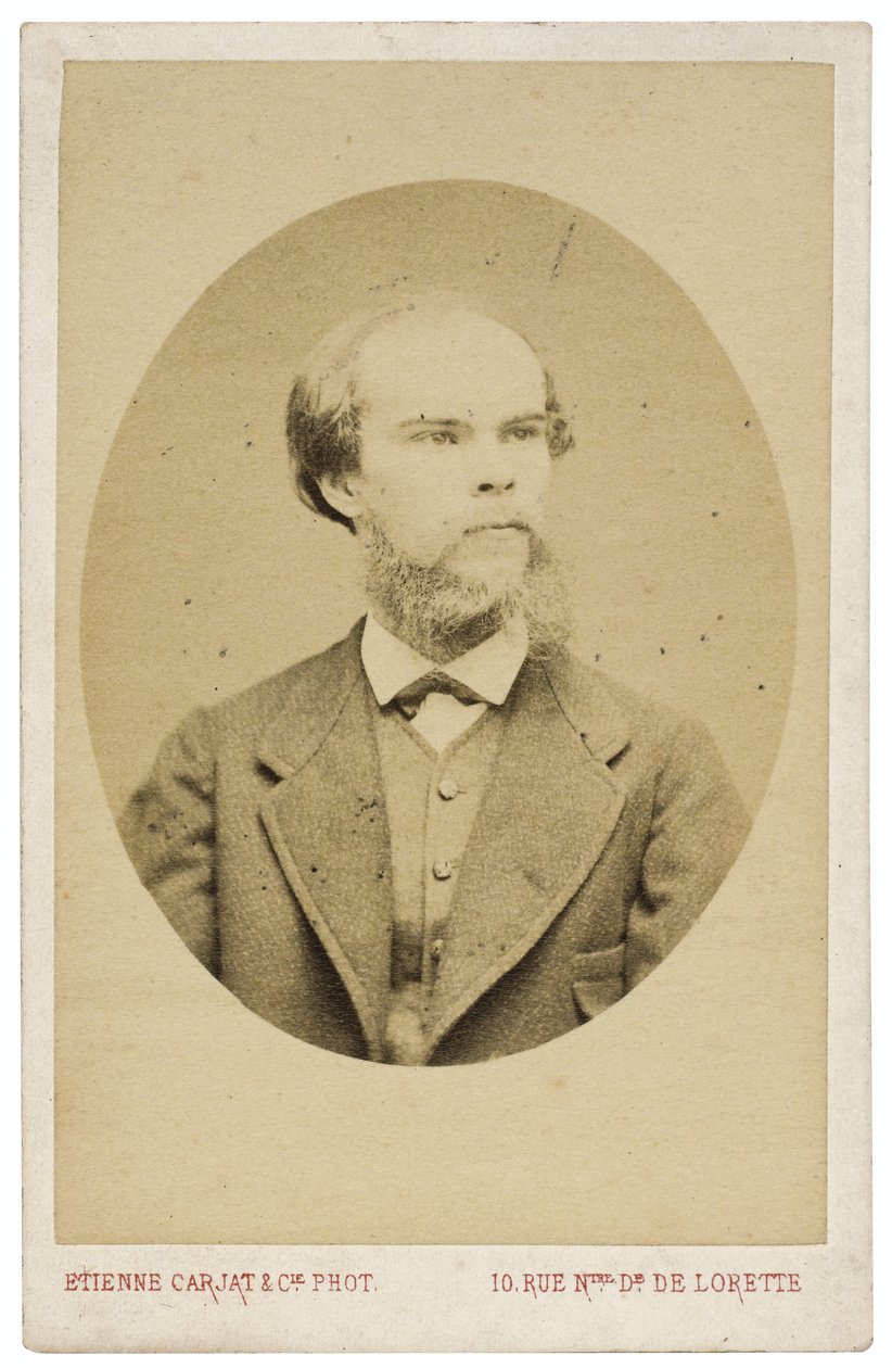 Portrét básníka Paula Verlaina 1844-1896, c. 1870 od Etienne Carjat