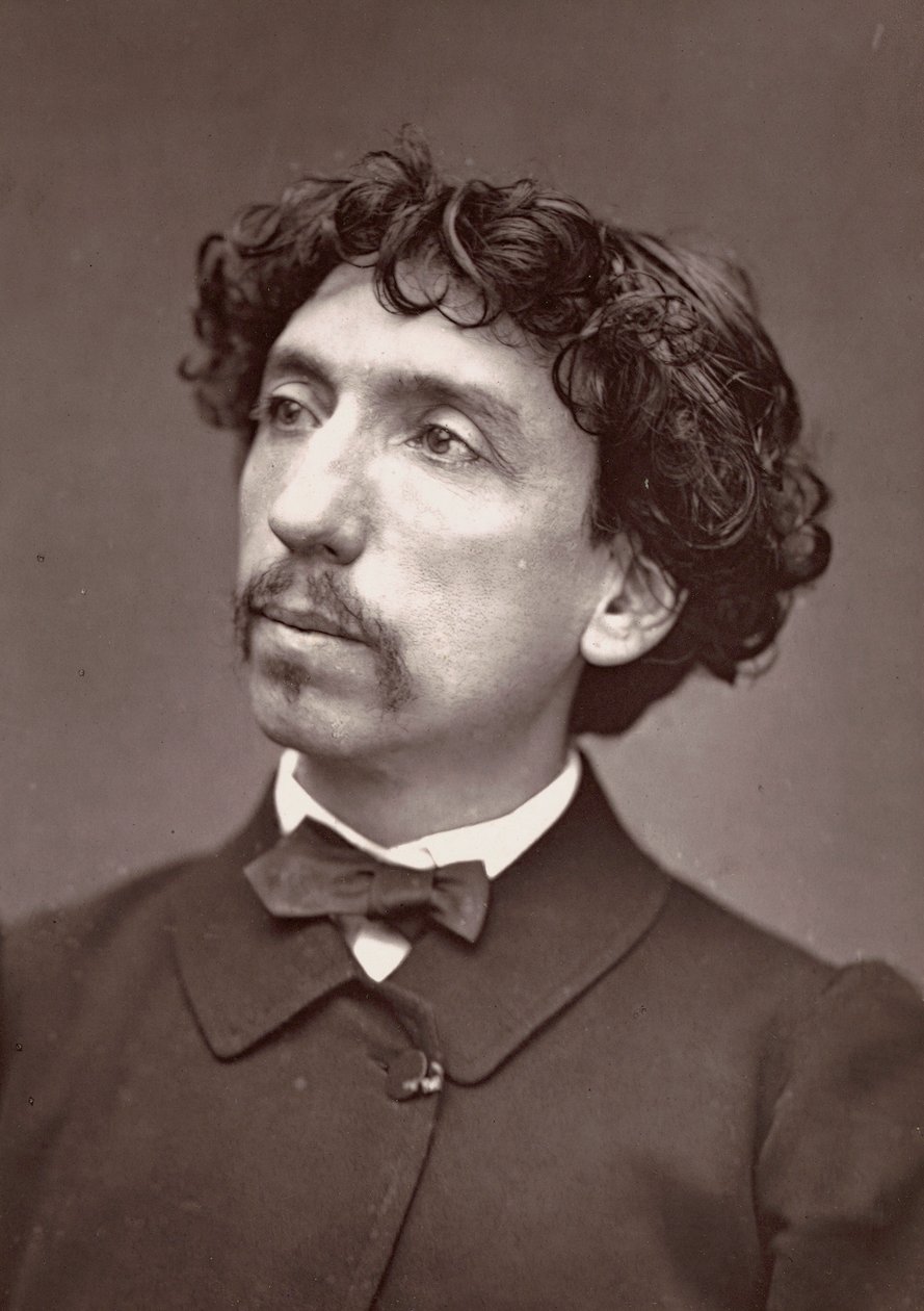 Portrét architekta Charlese Garniera, asi 1875 (foto) od Etienne Carjat