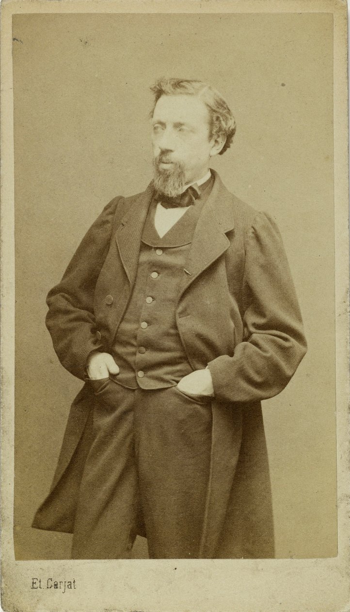 Portrét skladatele Françoise-Auguste Gevaerta 1828-1908, c. 1870 od Etienne Carjat