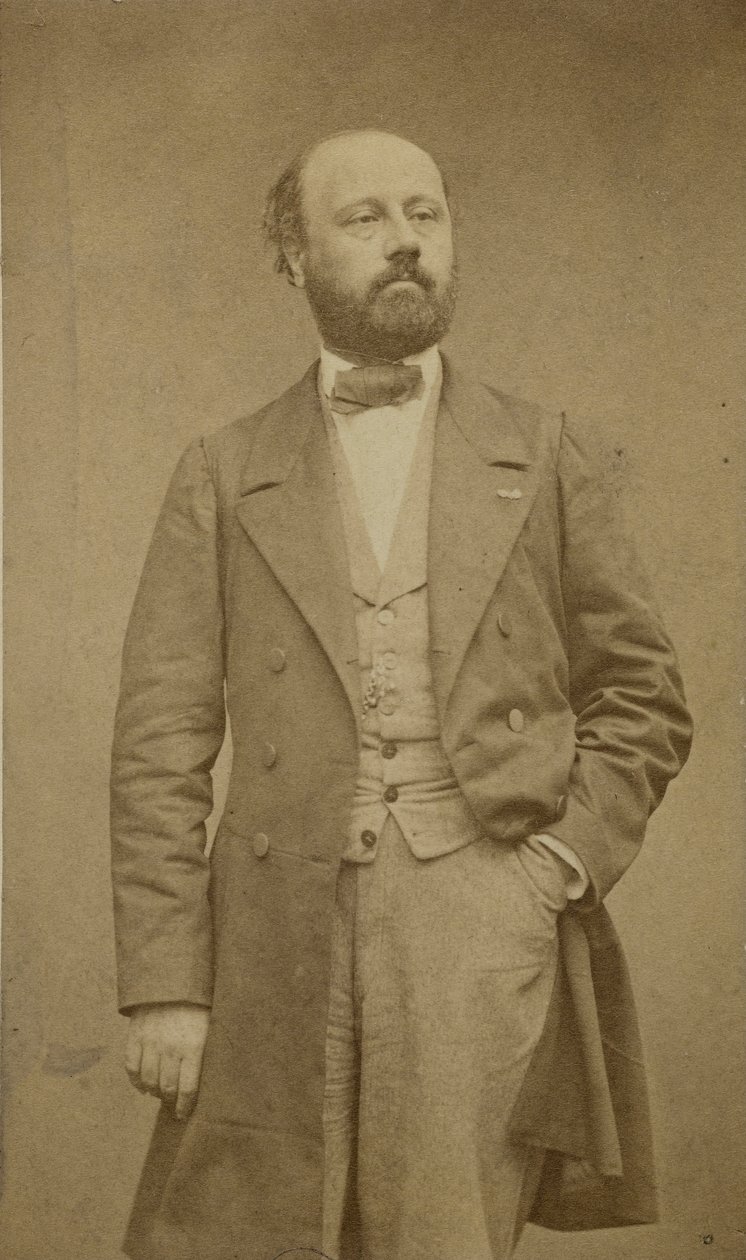 Portrét skladatele Françoise Bazina 1816-1878, cca 1760. od Etienne Carjat