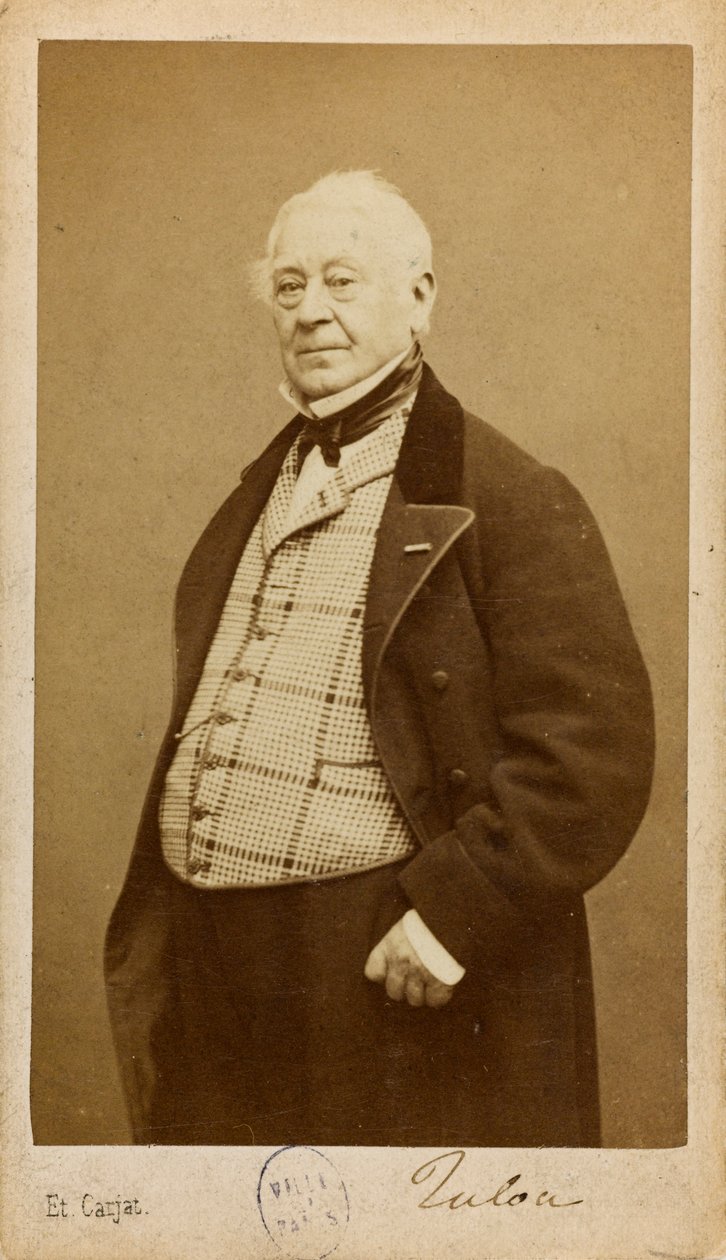 Portrét skladatele a flétnisty Jean-Louis Tulou 1786-1865, cca 1860. od Etienne Carjat