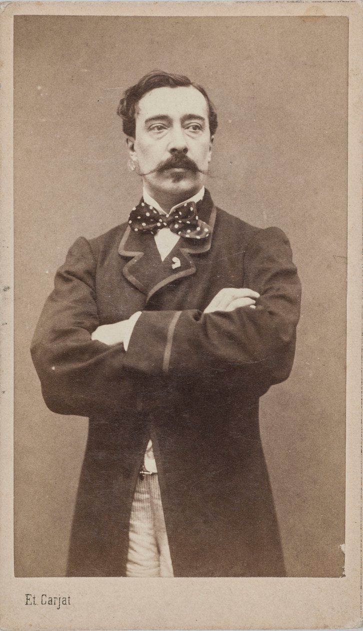 Portrét malíře Alfreda Stevense 1828-1906, c. 1870. od Etienne Carjat