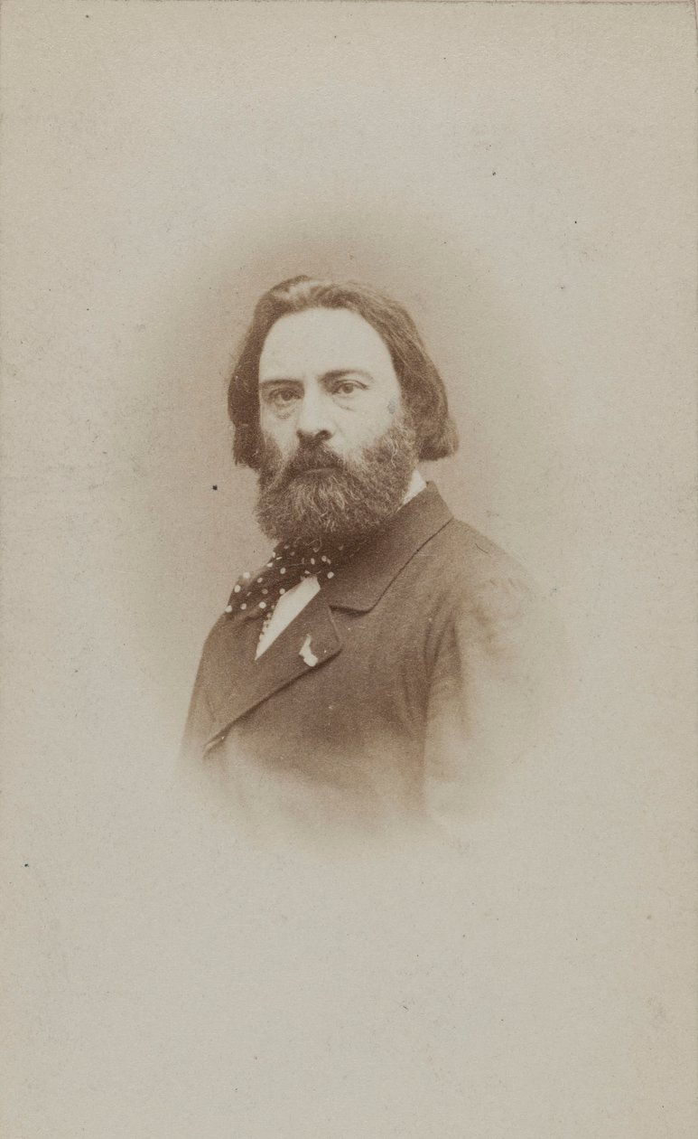 Portrét pianisty a skladatele Émile Prudenta 1817-1863, cca 1860. od Etienne Carjat