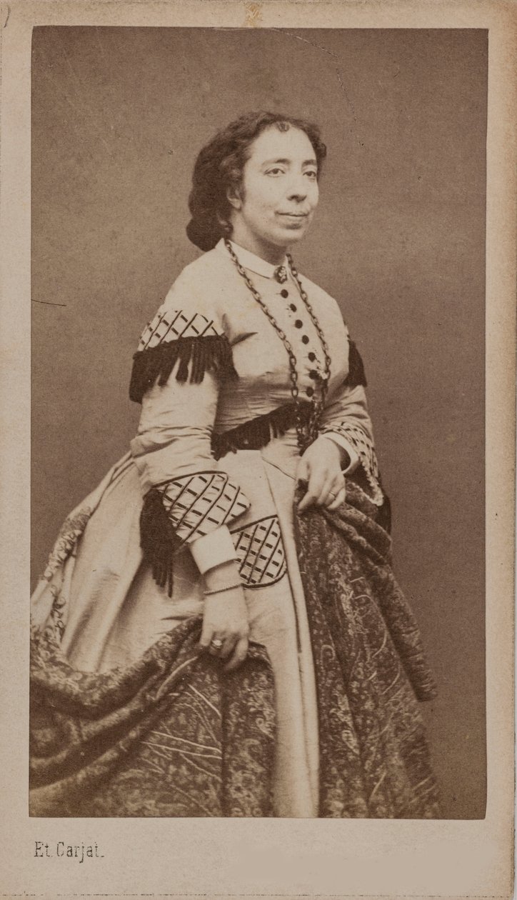 Portrét zpěvačky a skladatelky Pauline Viardot 1821-1910, mezi 1860 a 1865. od Etienne Carjat