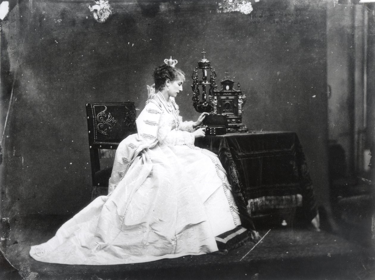 Sarah Bernhardt (1844-1923) v roli Marie de Neubourg ve filmu 