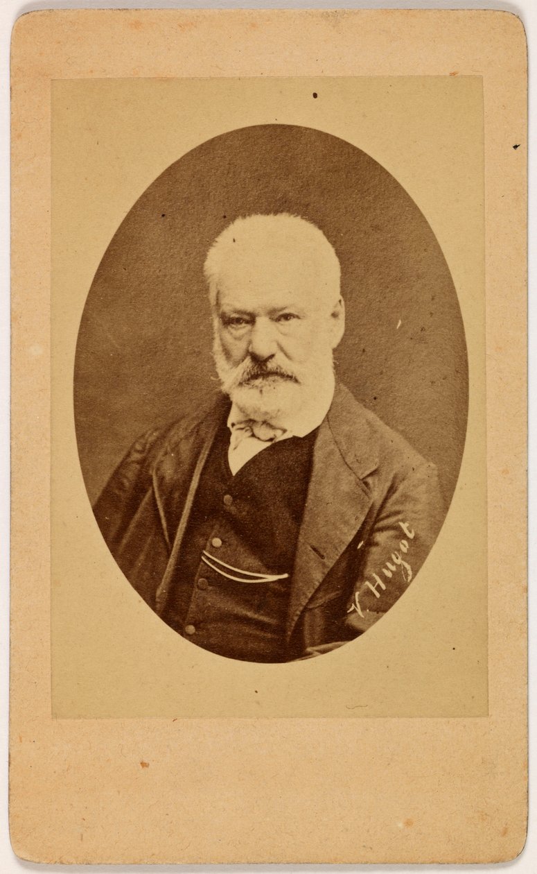 Victor Hugo zepředu od Etienne Carjat